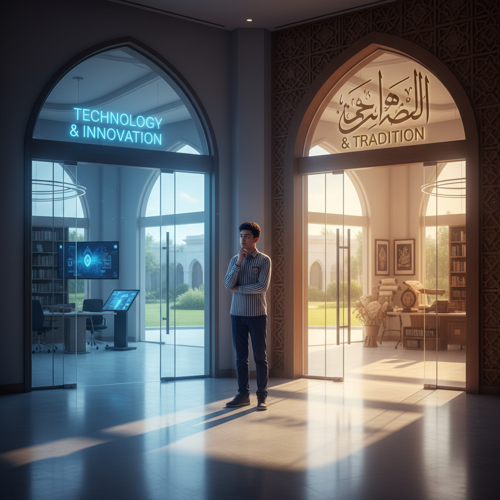 توضيح لخيارات الطالب بين المسارات المختلفة